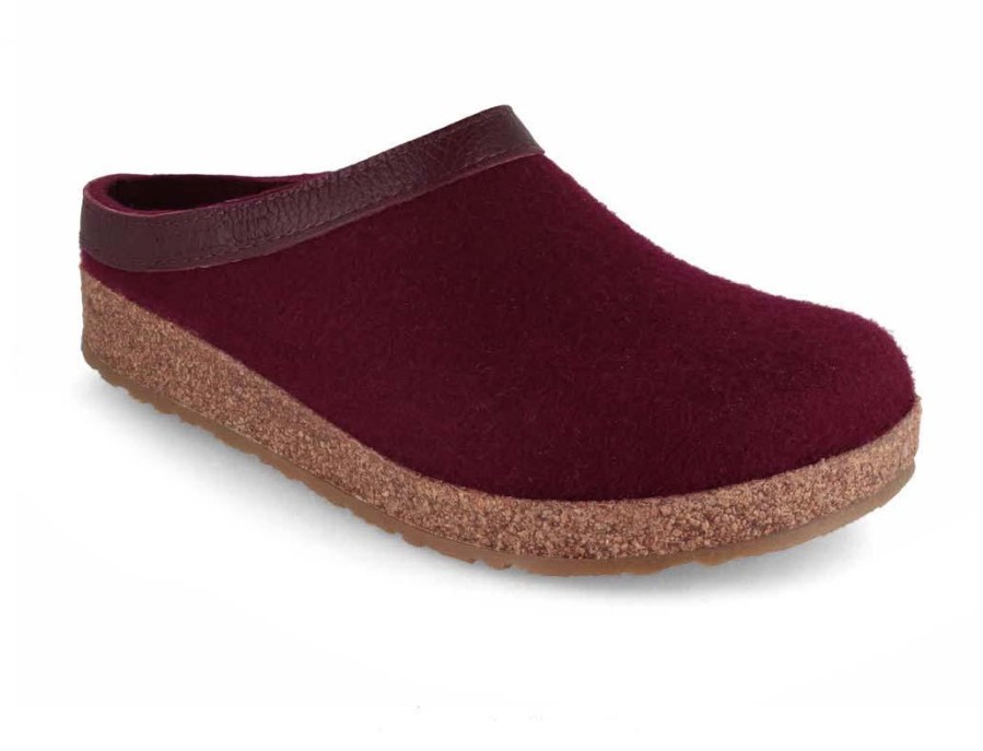 Women Haflinger | Haflinger Clog | Grizzly Torben, Bordeaux