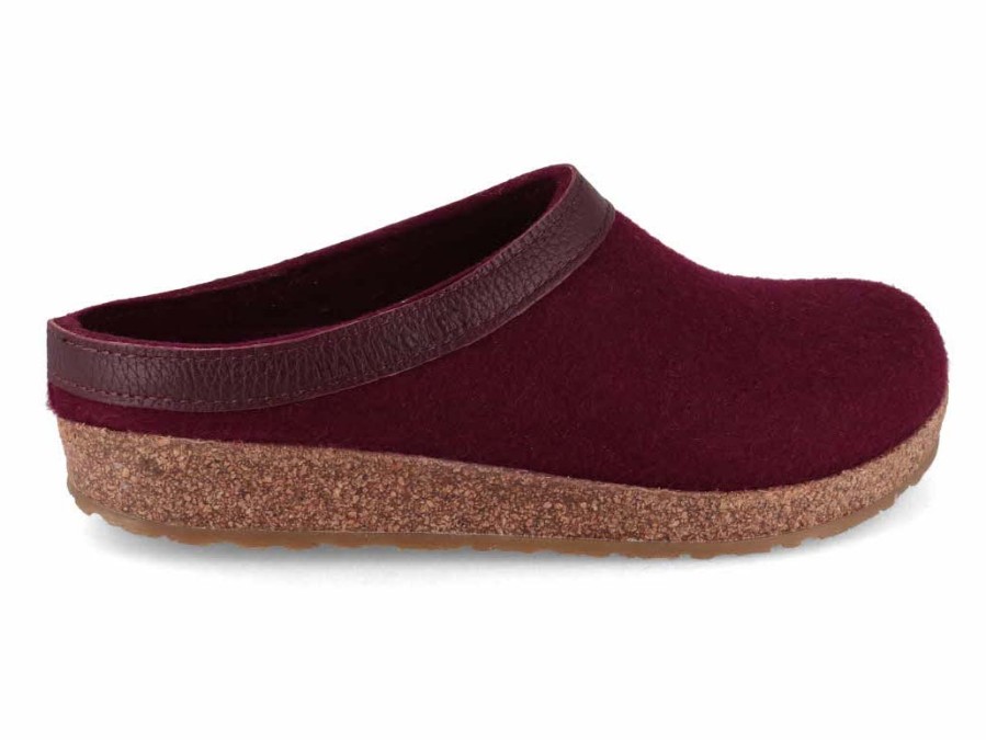 Women Haflinger | Haflinger Clog | Grizzly Torben, Bordeaux