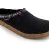 Arch Support Haflinger | Haflinger Clog | Grizzly Franzl, Black