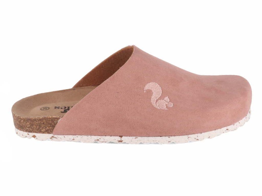 Women Thies | Thies Women Clogs Eco Bio 'Full Slide', Light Pink