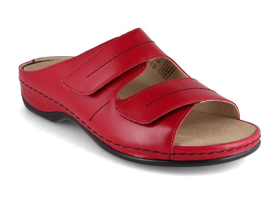 Women Berkemann | Berkemann Berkoflex Sandal | Daria, Wine Red