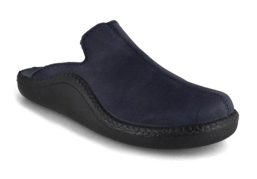 Men Westland by Josef Seibel | Josef Seibel Men Nubuck Leather Slippers 'Westland Monaco , Jeans