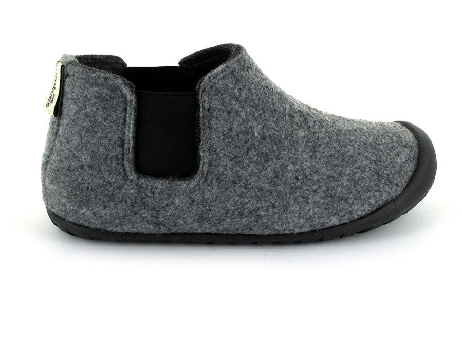 Women GUMBIES Australian Shoes | Gumbies Men Women Slippers 'Brumby', Grey-Charcoal