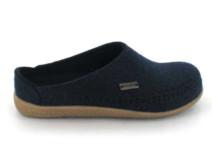 Arch Support Haflinger | Haflinger® Fletcher Clog | Blizzard Credo, Captain Blue