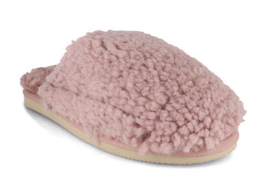 Women Thies | Thies Women Slippers 'Fluffy Shearling', New Pink