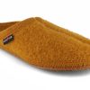 Women Haflinger | Haflinger Men Women Felt Slippers 'Alaska', Mustard