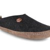 Women WoolFit | Woolfit® 'Tundra' Eco-Friendly Slippers, Dark Gray