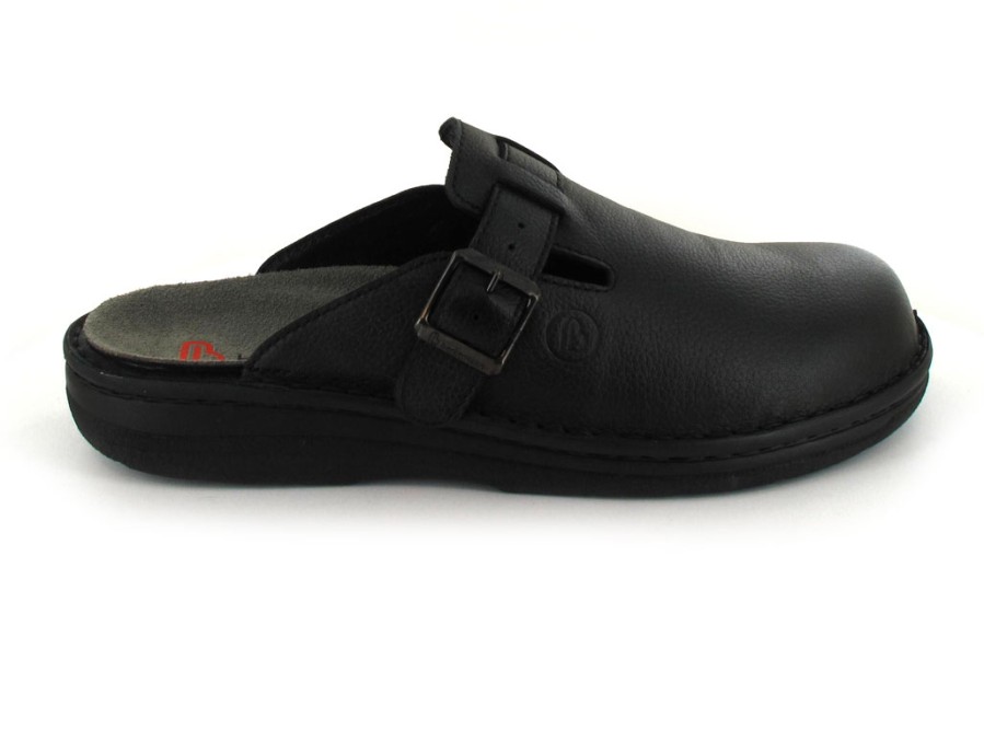 Men Berkemann | Berkemann Berkoflex Clog | Max Plus, Black