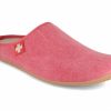 Women Living Kitzbuehel | Living Kitzbuehel Women Cotton Slippers Swiss Cross , Flamingo