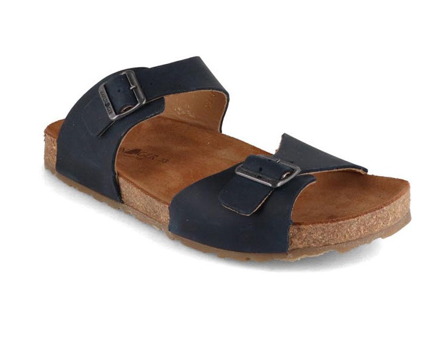 Summer Haflinger | Haflinger Children Leather Sandal | Bio Andrea, Navy