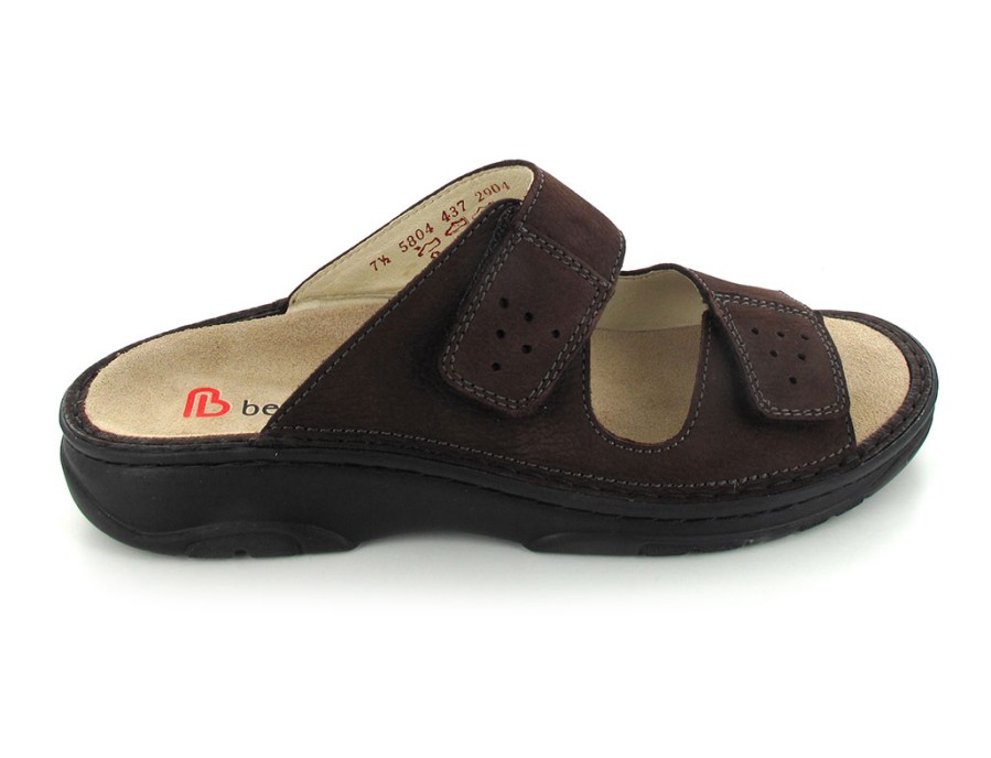 Men Berkemann | Berkemann Berkoflex Slipper | Luis, Mokka