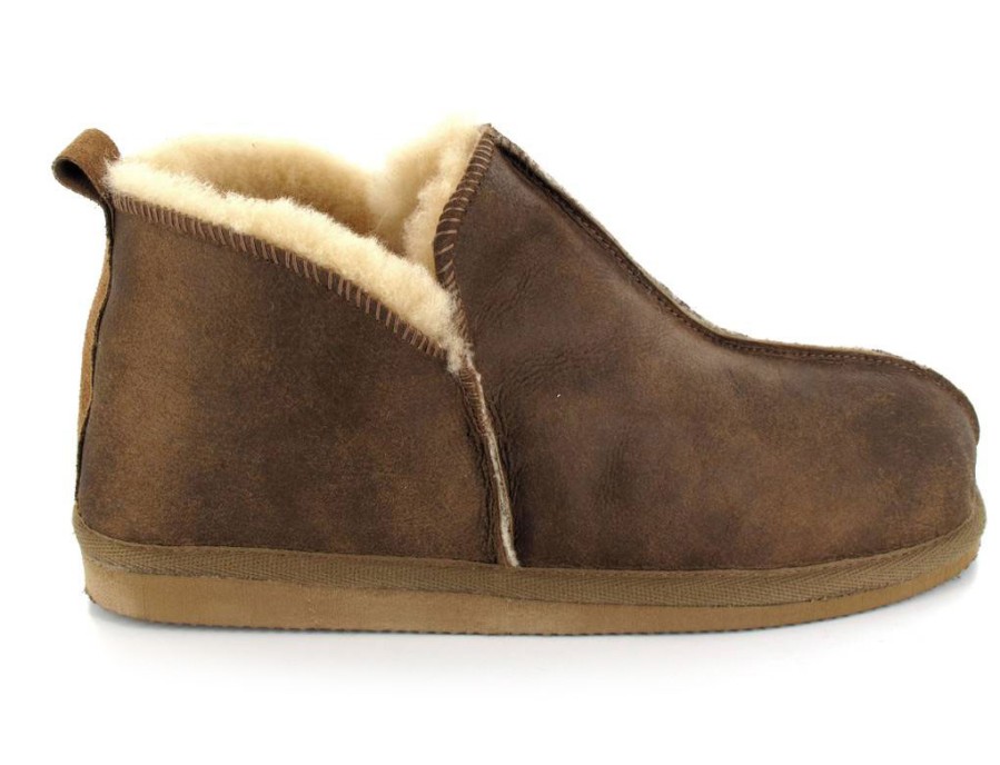 Women Shepherd | Shepherd Slipper Boot | Annie, Antique-Cognac