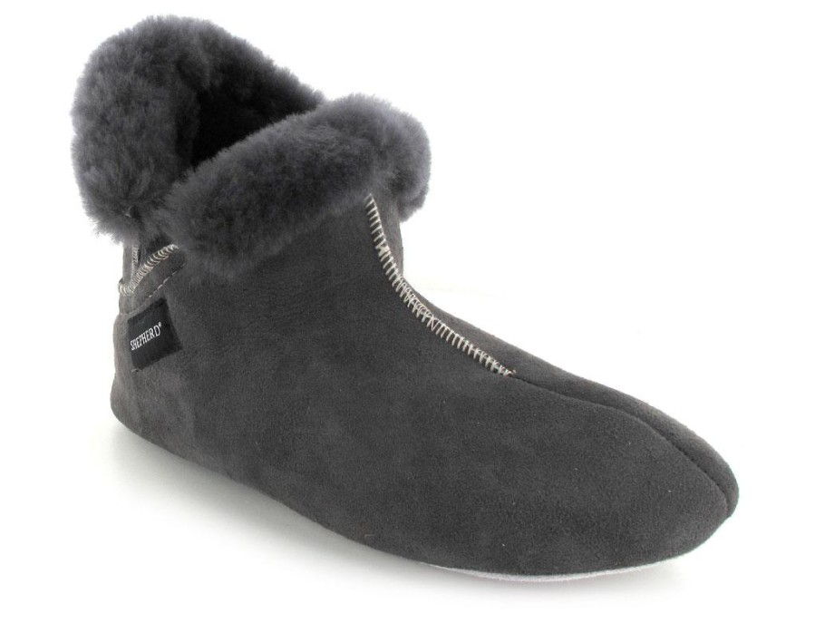 Women Shepherd | Shepherd Women'S Sheepskin Slipper Boots | Mariette, Asphalt