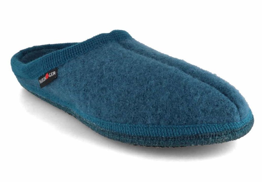 Women Haflinger | Haflinger Men Women Felt Slippers 'Alaska', Turquoise