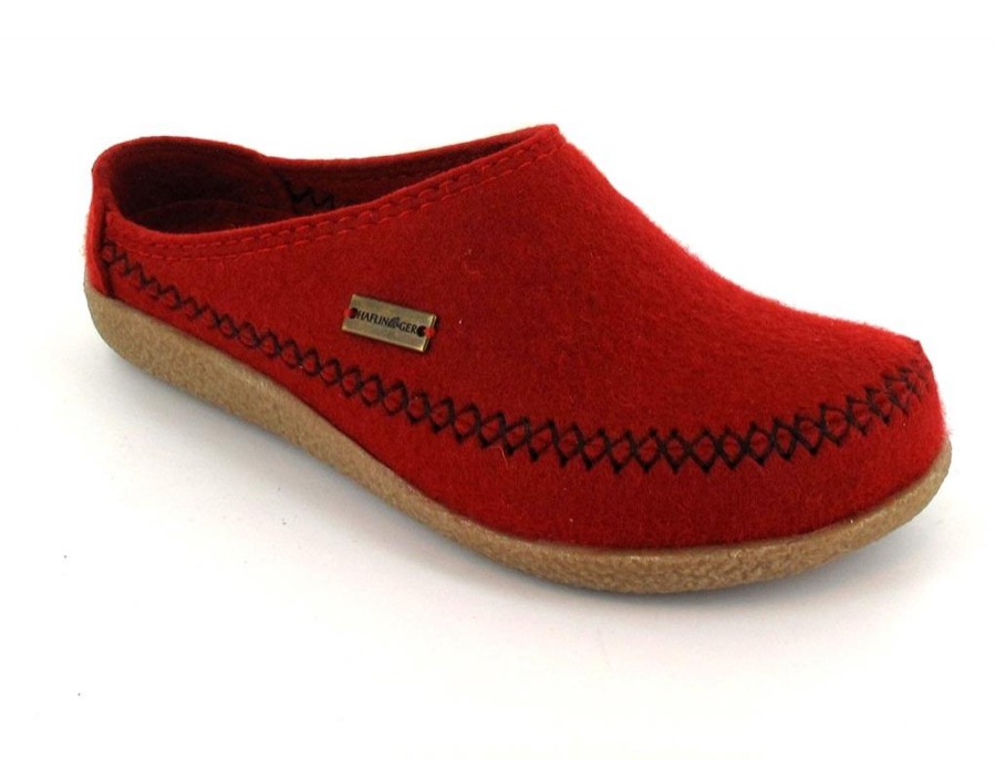 Haflinger Slippers Haflinger | Haflinger Clog | Blizzard Credo, Ruby