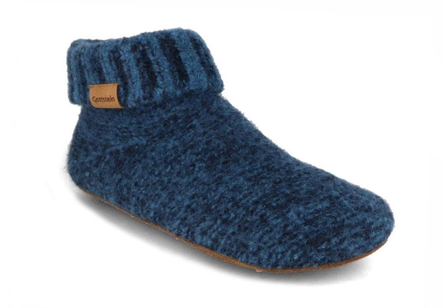 Women Gottstein | Gottstein Men Women Slipper Boots 'Knit Boot', Blue