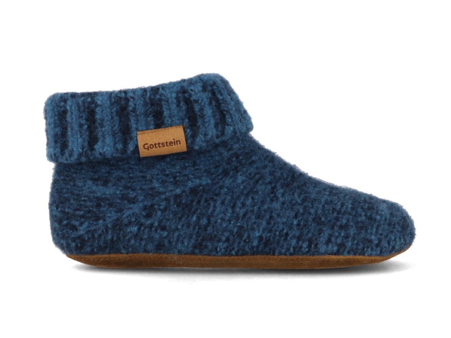 Women Gottstein | Gottstein Men Women Slipper Boots 'Knit Boot', Blue