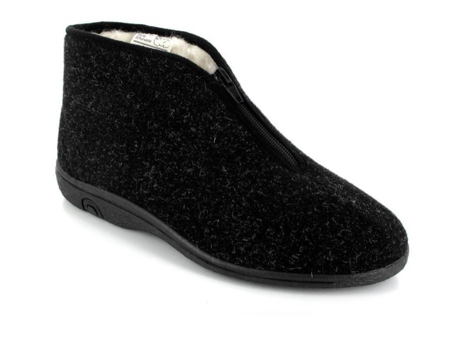 Women Varomed vital | Varomed Vital Slipper Boot | Zipper, Black