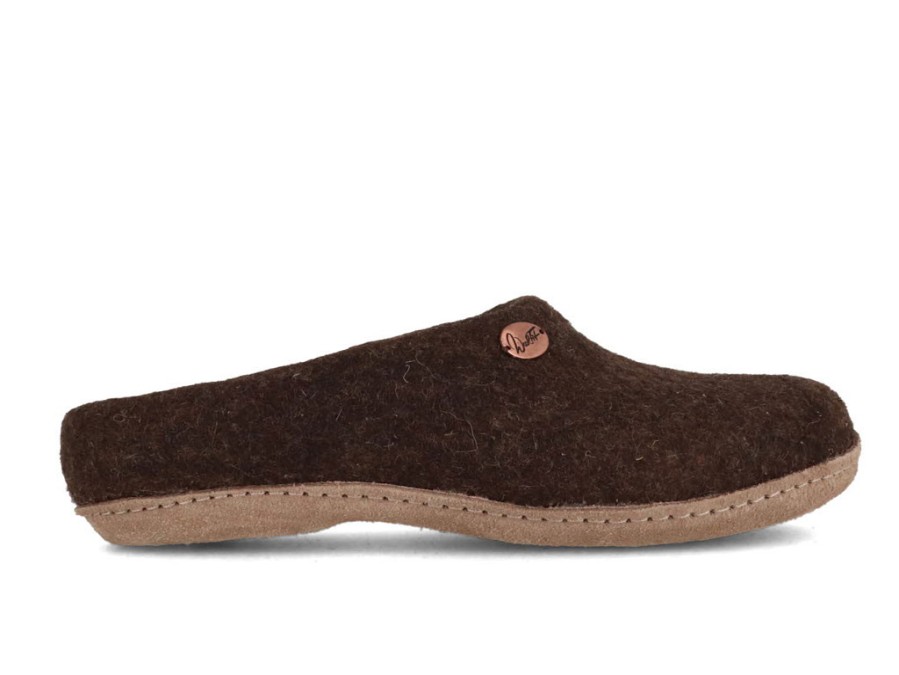 Women WoolFit | Woolfit® Handmade Felt Slippers | Classic, Brown