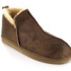 Girls Shepherd | Shepherd Men'S Sheepskin Slippers Anton, Antique Cognac