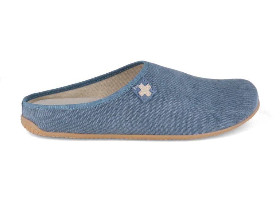 Women Living Kitzbuehel | Living Kitzbuehel Slipper | Swiss Cross, Denim