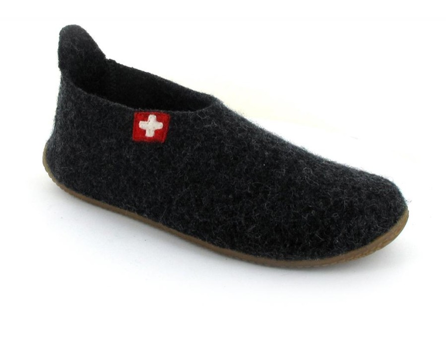 Women Living Kitzbuehel | Living Kitzbuehel® Women House Shoes | Bern, Anthracite