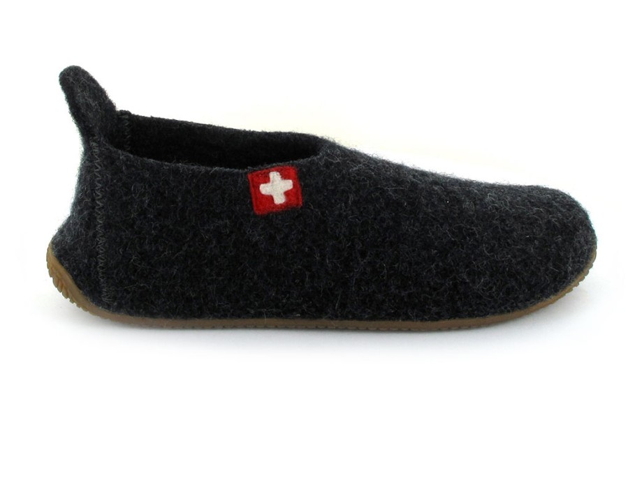 Women Living Kitzbuehel | Living Kitzbuehel® Women House Shoes | Bern, Anthracite