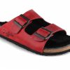 Women Tuffeln® | Tuffeln® Lambskin Sandals Comfortfuse , Red