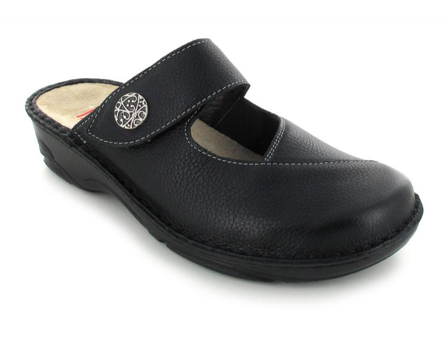 Women Berkemann | Berkemann Berkoflex Slipper | Heliane, Black