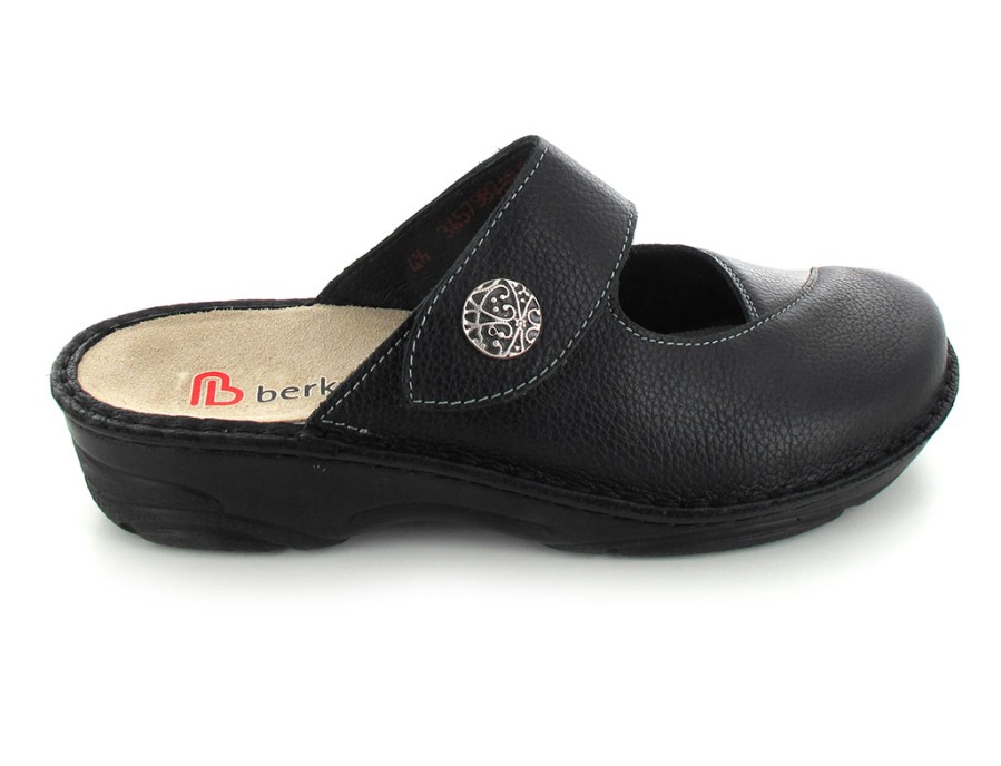 Women Berkemann | Berkemann Berkoflex Slipper | Heliane, Black