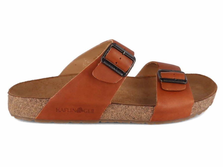 Women Haflinger | Haflinger Men Women Sandals 'Bio Andrea', Country Caramel