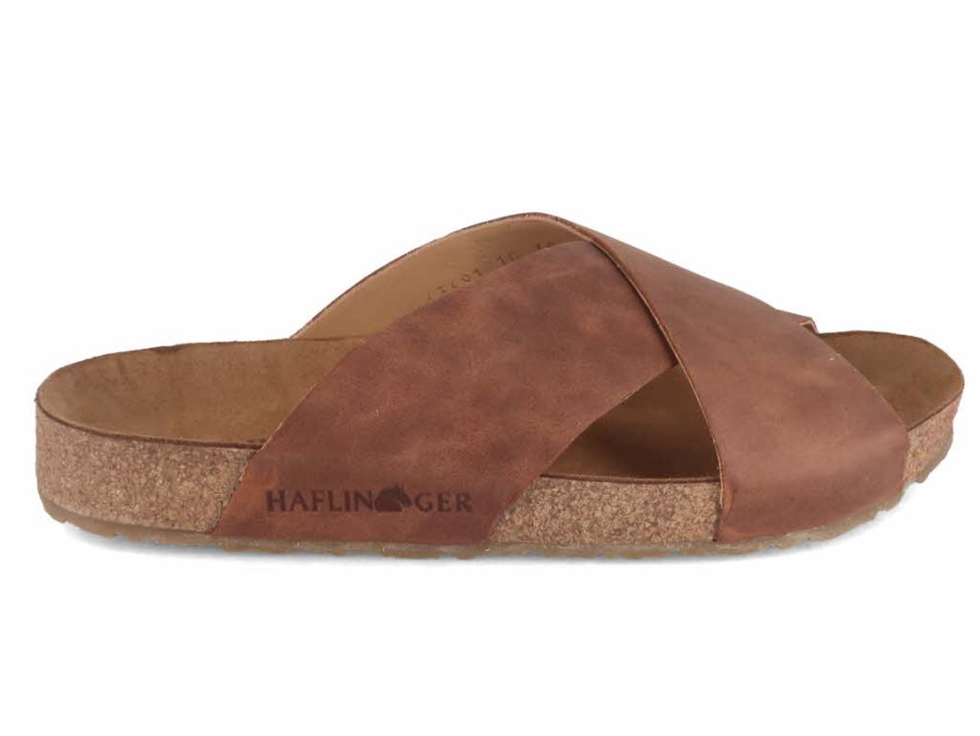 Women Haflinger | Haflinger Sandal | Bio Mio, Country Brown