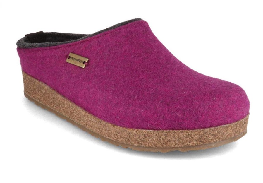 Haflinger Slippers Haflinger | Haflinger Clog | Grizzly Kris, Mulberry