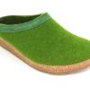 Haflinger Slippers Haflinger | Haflinger Clog | Grizzly Torben, Grass-Green