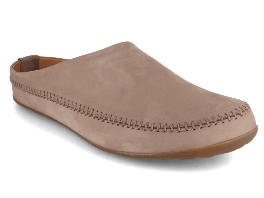 Women Haflinger | Haflinger Women Leather Slippers 'Everest Softi', Beige