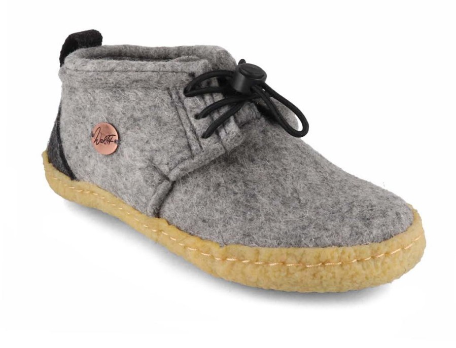 Summer WoolFit | Woolfit Kindergarten Shoe | Nomad Kids, Light Gray