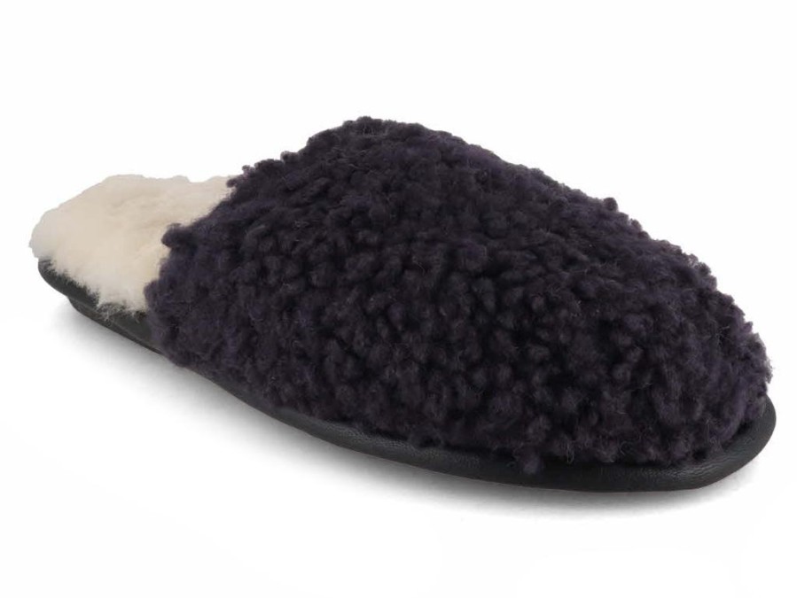 Women Lammbock® Shearling Slippers | Lammbock® Women'S Shearling Slippers 'Locke', Eggplant