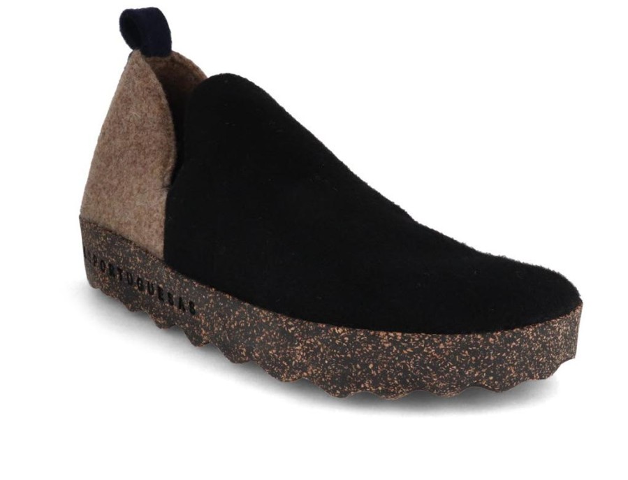 Men ASPORTUGUESAS | Asportuguesas Men Slippers 'City', Black Taupe