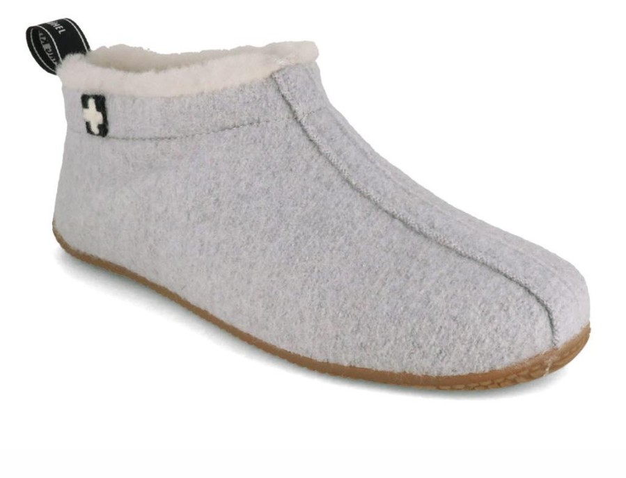 Women Living Kitzbuehel | Living Kitzbuhel Women Slippers 'Galosche Premium', Light Gray