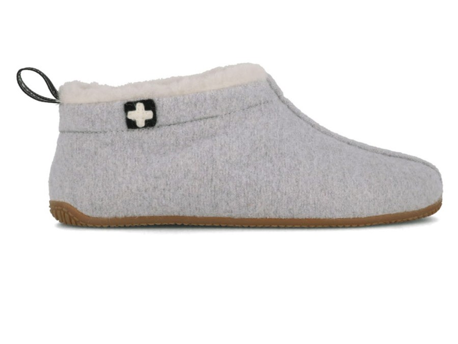 Women Living Kitzbuehel | Living Kitzbuhel Women Slippers 'Galosche Premium', Light Gray