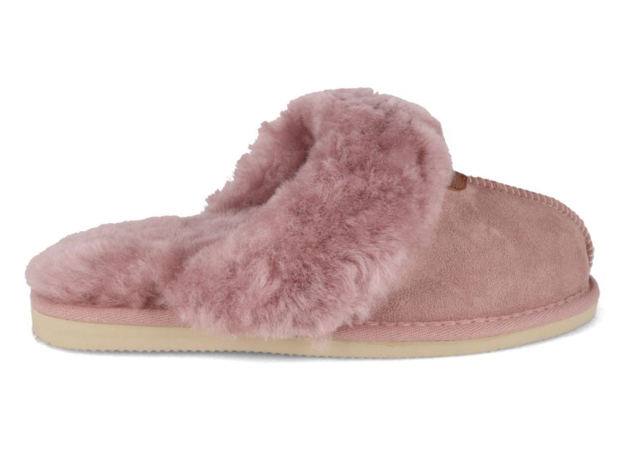 Women Thies | Thies Women'S Sheepskin Slippers, New Pink