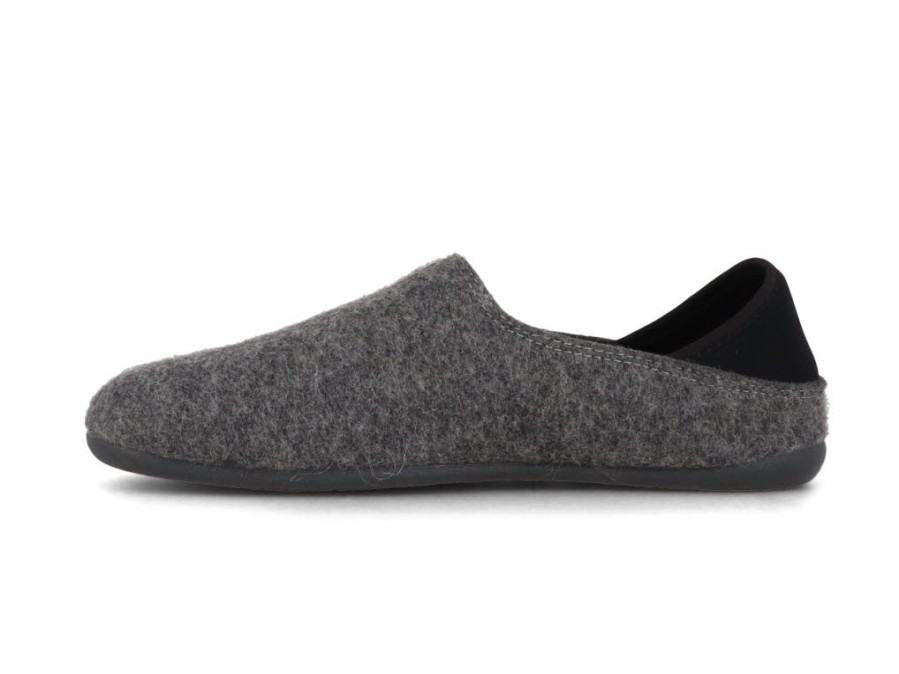 Men Gottstein | Gottstein Women Men Wool 'Slip-On', Grey Charcoal