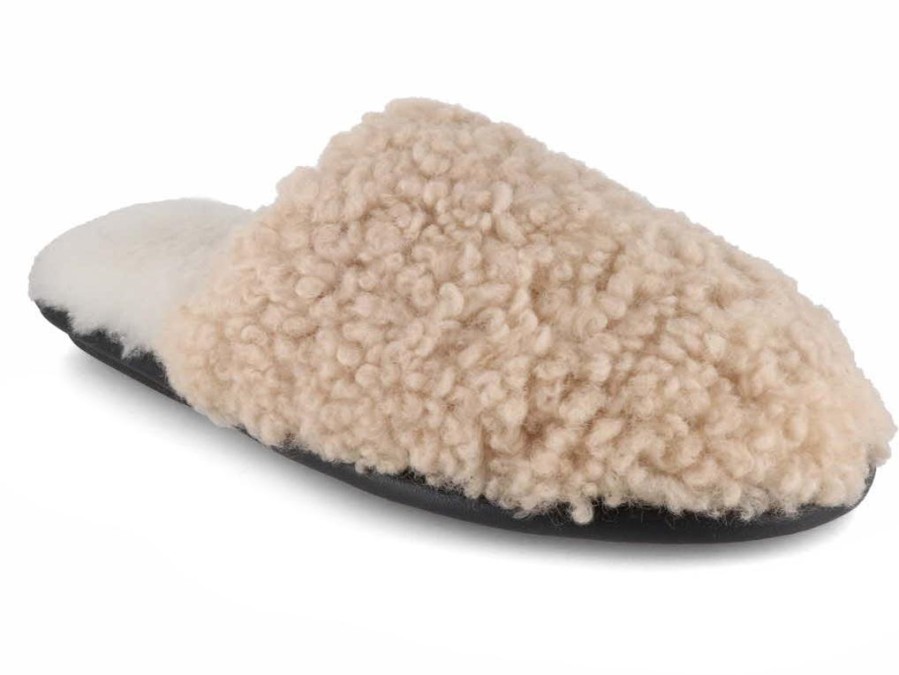 Women Lammbock® Shearling Slippers | Lammbock® Women'S Shearling Slippers 'Locke', Beige