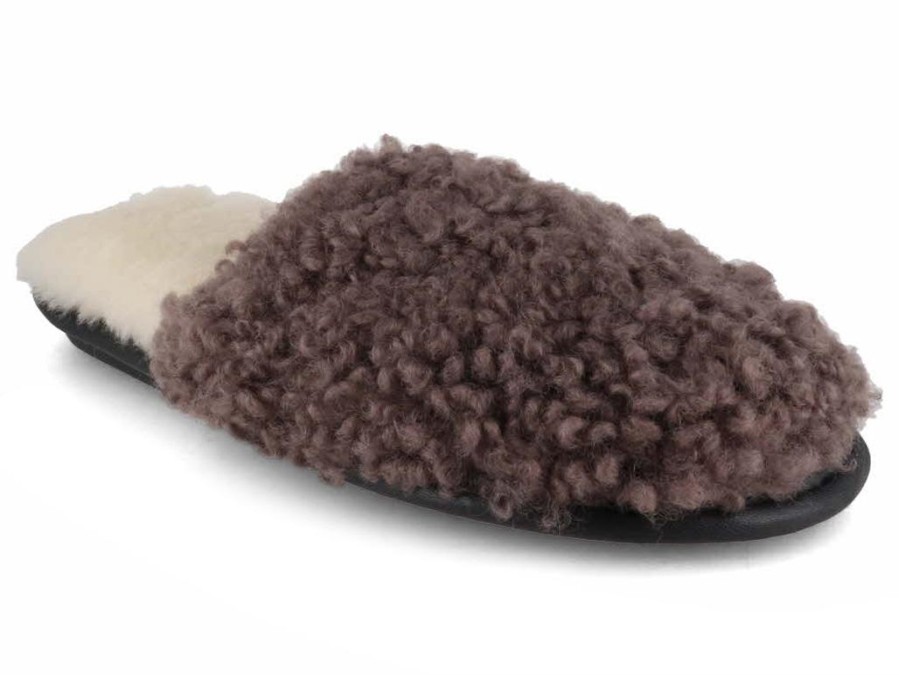 Women Lammbock® Shearling Slippers | Lammbock® Women'S Shearling Slippers 'Locke', Brown