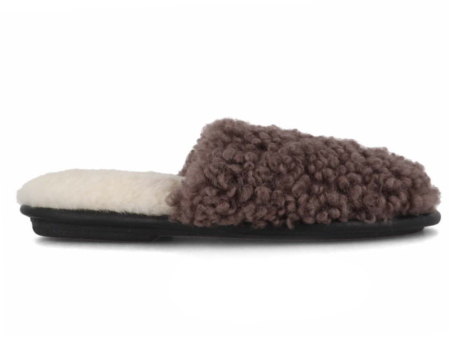 Women Lammbock® Shearling Slippers | Lammbock® Women'S Shearling Slippers 'Locke', Brown