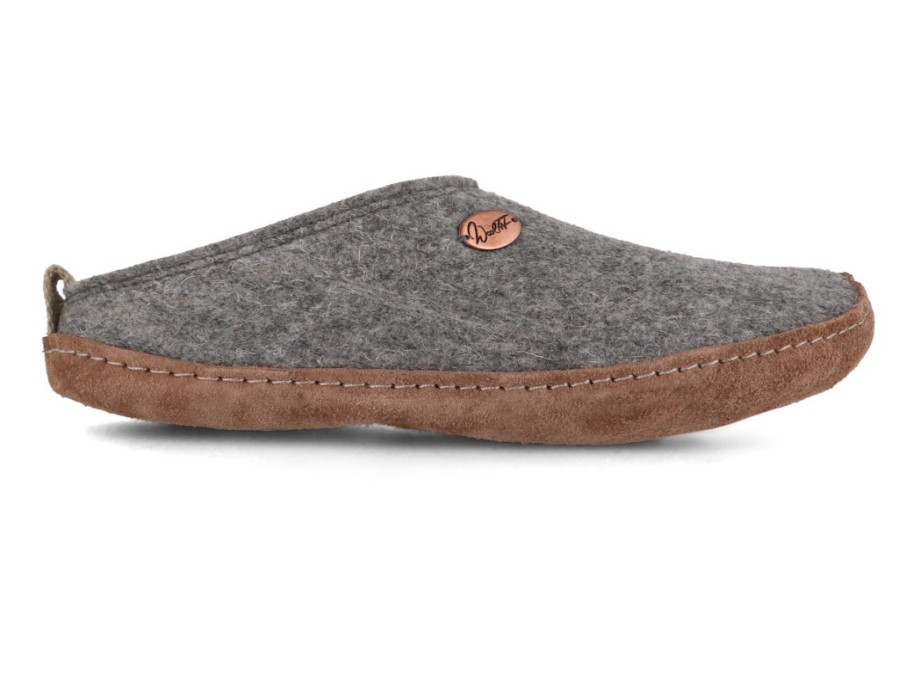 Men WoolFit | Woolfit® 'Tundra' Eco-Friendly Slippers, Light Gray