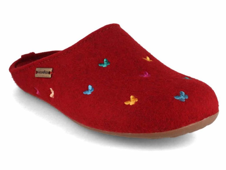 Haflinger Slippers Haflinger | Haflinger Slipper | Everest Farfalline, Paprika