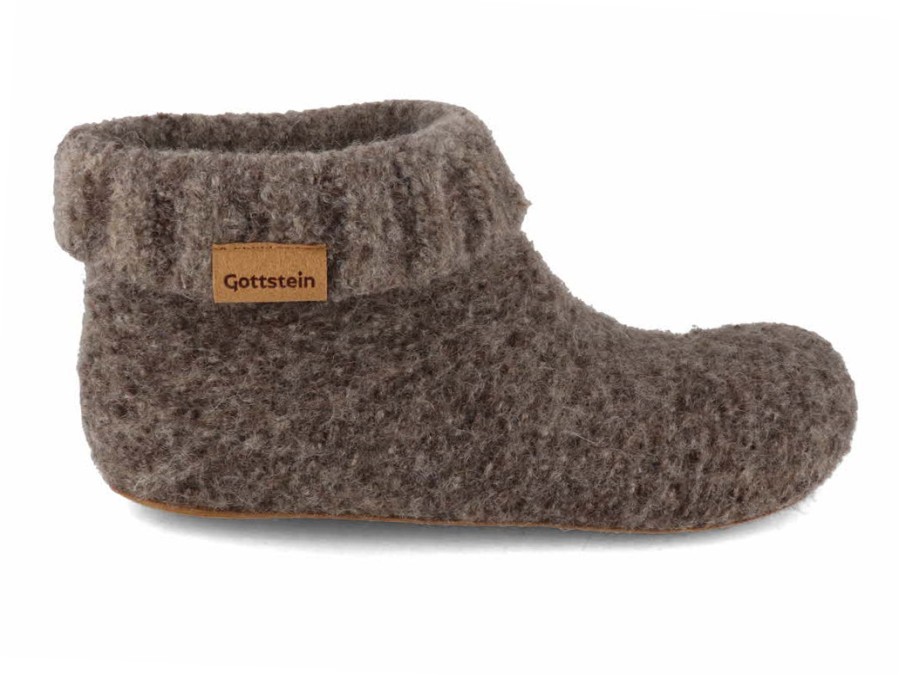 Women Gottstein | Gottstein Men Women Slipper Boots 'Knit Boot', Brown