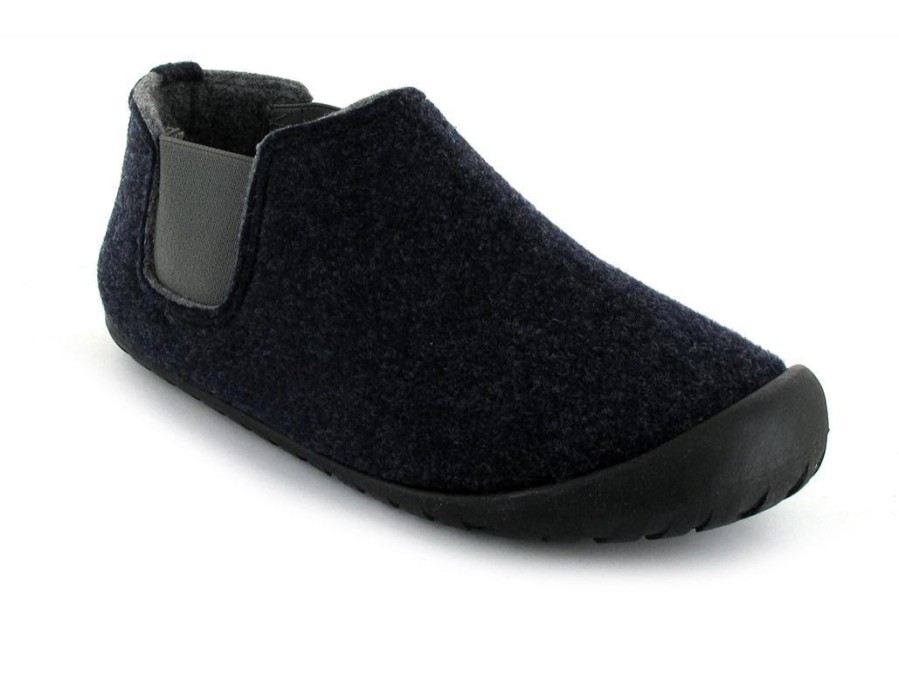 Women GUMBIES Australian Shoes | Gumbies Men Women Slippers 'Brumby', Navy-Grey