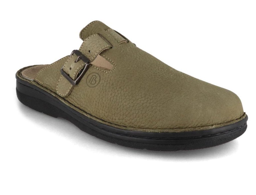 Men Berkemann | Berkemann Berkoflex Men Clogs 'Max Plus', Green